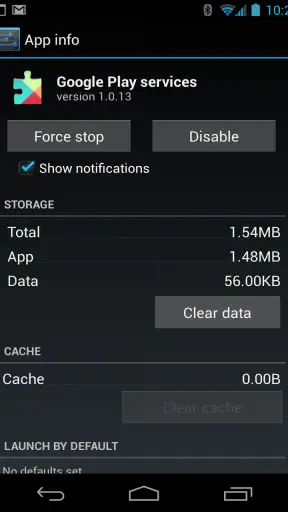 Servicios de Google Play screenshot