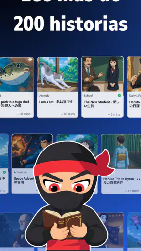 Shinobi: Lee y Aprende Japonés screenshot