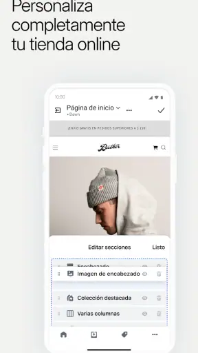 Shopify, tu tienda online screenshot