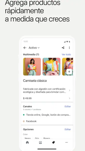 Shopify, tu tienda online screenshot