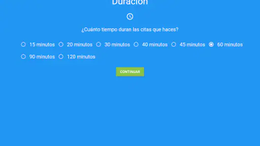 Sistema de reserva de citas screenshot