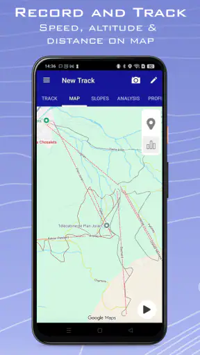 Ski Tracks Lite & Mapas screenshot