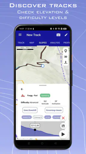 Ski Tracks Lite & Mapas screenshot