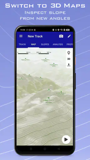 Ski Tracks Lite & Mapas screenshot