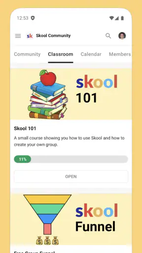 Skool screenshot