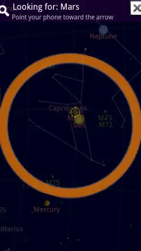 Sky Map: Mapa del cielo screenshot