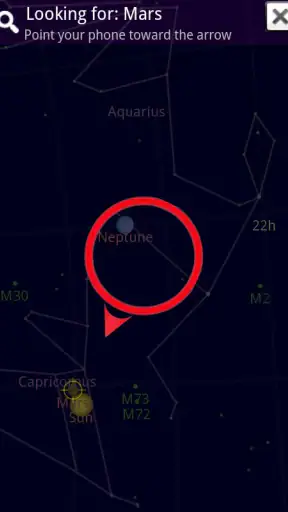 Sky Map: Mapa del cielo screenshot