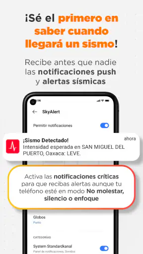 SkyAlert: Alerta Sísmica screenshot