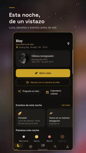 SkyX: Mapa estelar screenshot