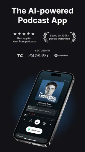 Snipd | AI Podcast Player screenshot