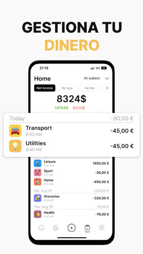 Soldi: Control Gastos Finanzas screenshot