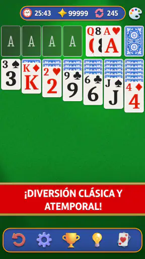 Solitario Klondike - Cartas screenshot