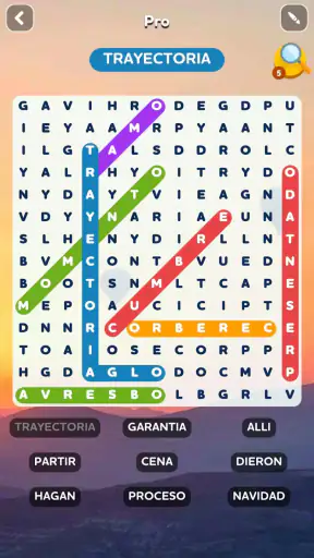 Sopas de Letras Español screenshot