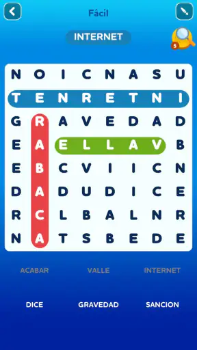 Sopas de Letras Español screenshot
