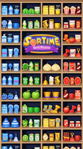Sortime - Goods Sort Puzzle screenshot