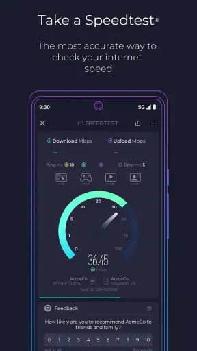Speedtest de Ookla screenshot