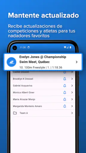 SplashMe - Resultados Natación screenshot