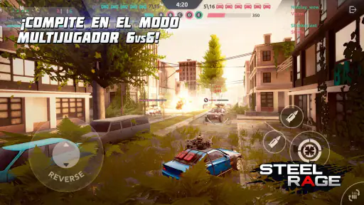 Steel Rage: Mech Cars PvP War screenshot