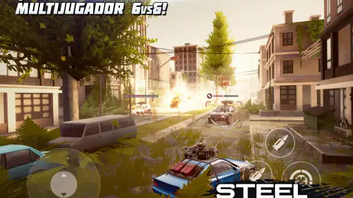 Steel Rage: Mech Cars PvP War screenshot