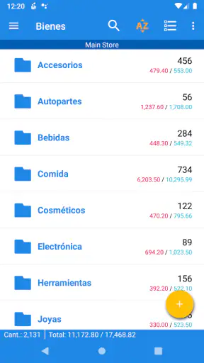 Stock e Inventario en línea screenshot