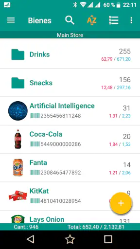 Stock e Inventario Simple screenshot