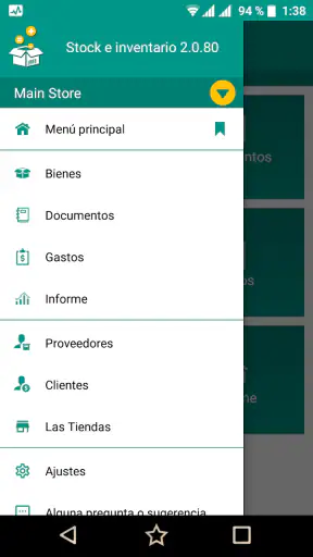 Stock e Inventario Simple screenshot