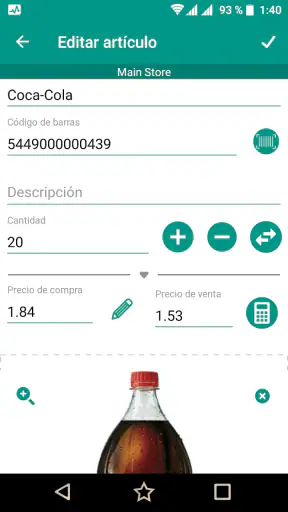 Stock e Inventario Simple screenshot