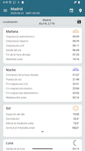 Sun Position Pro screenshot