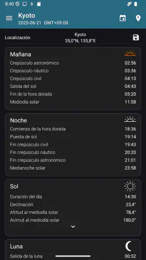 Sun Position Pro screenshot
