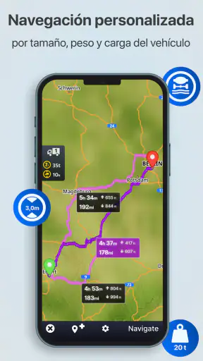 Sygic GPS Camión & Camper screenshot