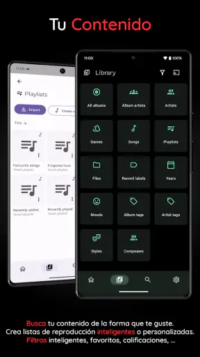 Symfonium: Reproductor musical screenshot