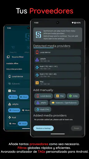 Symfonium: Reproductor musical screenshot