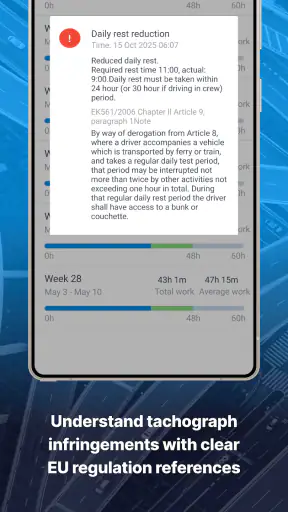 Tachogram – Tachograph App screenshot