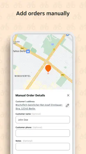 Takeaway.com Courier screenshot