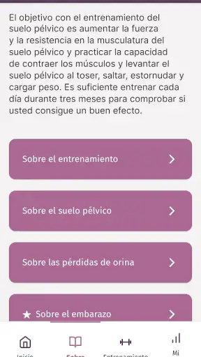 Tät Ejercicios de contracción screenshot