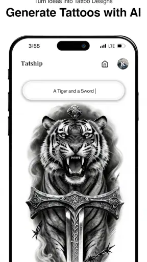 Tatship: Tattoo Design Try On screenshot