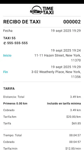 Taxímetro – Medidor GPS screenshot
