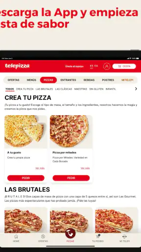 Telepizza Comida a Domicilio screenshot