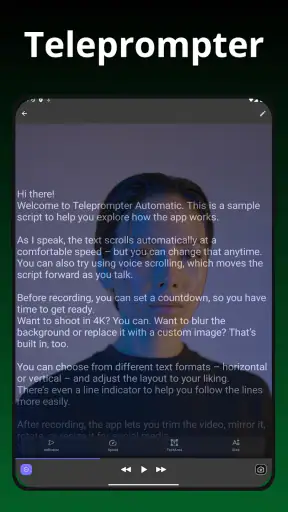 Teleprompter Automatic screenshot