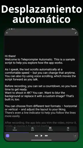 Teleprompter Automatic screenshot
