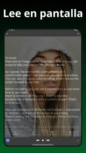 Teleprompter Automatic screenshot