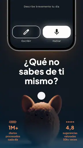 Tellself: más que un diario IA screenshot