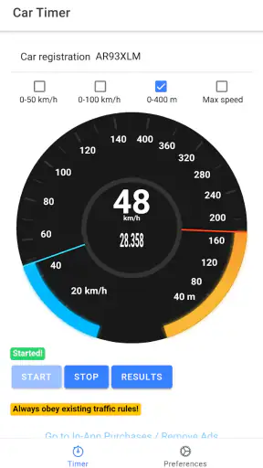Temporizador Coche - 0-100km/h screenshot