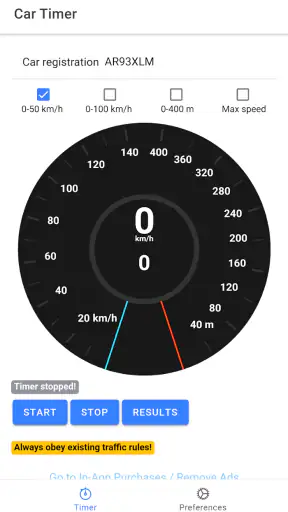 Temporizador Coche - 0-100km/h screenshot