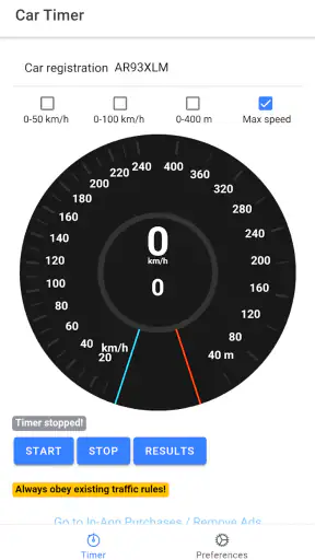 Temporizador Coche - 0-100km/h screenshot