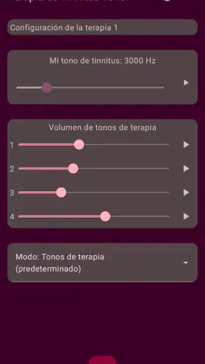Terapia de Tinnitus Tonal screenshot