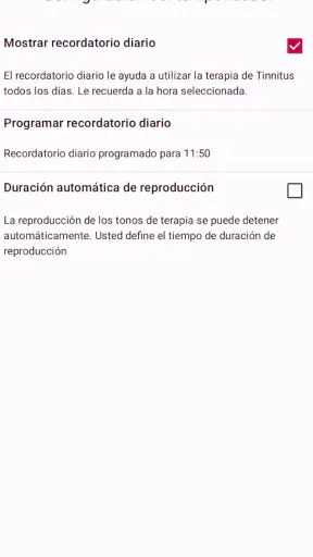 Terapia de Tinnitus Tonal screenshot