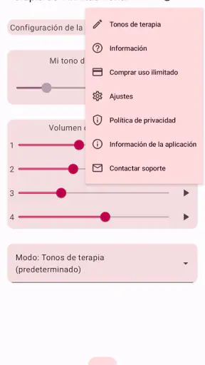Terapia de Tinnitus Tonal screenshot