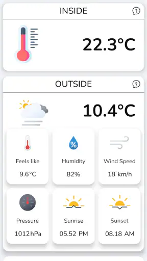 Termómetro real: Temperatura screenshot