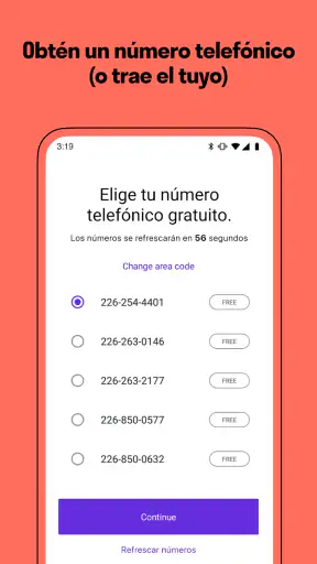 TextNow - Textos y Llamadas screenshot